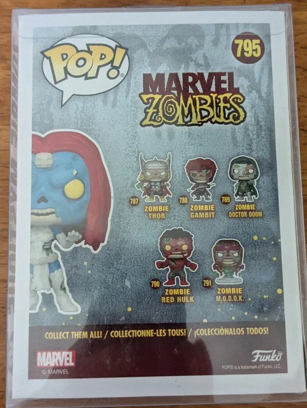 Funko Pop Marvel Zombies Zombie Mystique 795 FYE Exclusive